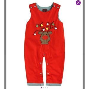 Lil Cactus Reindeer Romper Size 6/12m